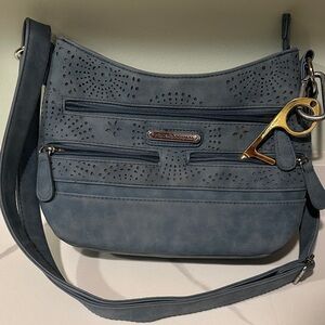 Stone Mountain Blue Shoulder Bag